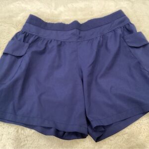 Navy Blue Women's‎ Cargo Shorts